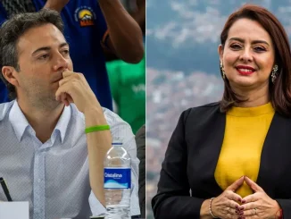 El-alcalde-Daniel-Quintero-y-Natalia-Andrea-Rendon