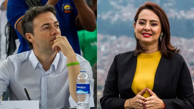 El-alcalde-Daniel-Quintero-y-Natalia-Andrea-Rendon