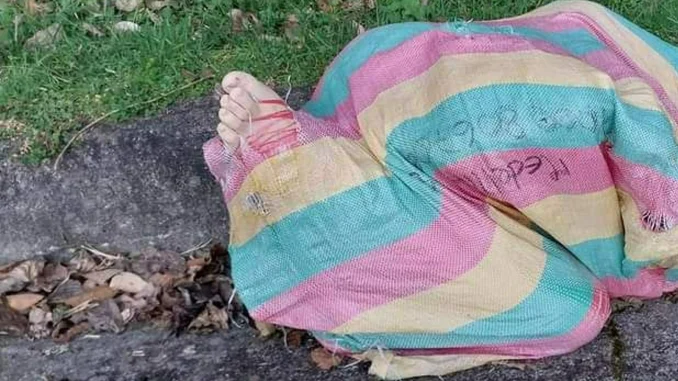 El cuerpo encostalado fue hallado en San Cristóbal.
