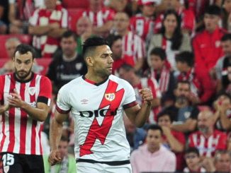Radamel Falcao García con Rayo Vallecano.