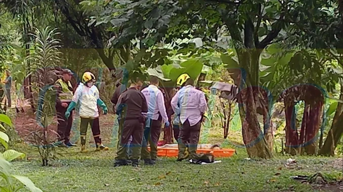 El cuerpo fue encontrado al lado de la quebrada La Iguaná.