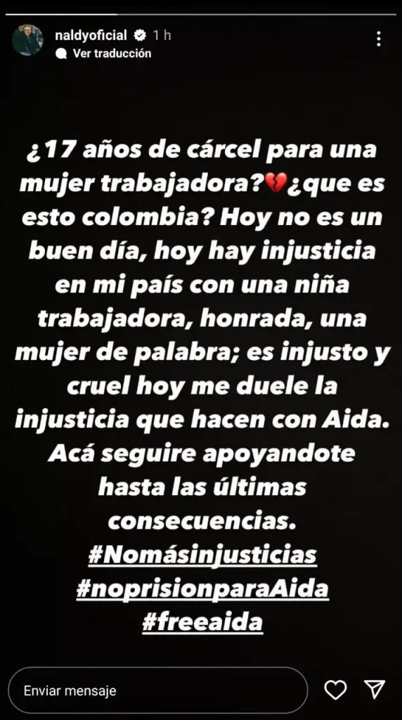 Reaccion-de-Naldy-a-condena-de-Aida-Victoria-Merlano