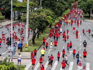 Maratón en Medellín.