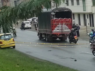 El taxi terminó en una manga.