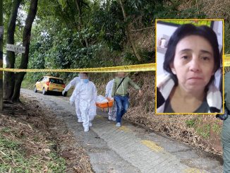 Lugar donde asesinaron a la taxista.