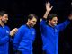 Equipo europeo en la despedida de Roger Federer.