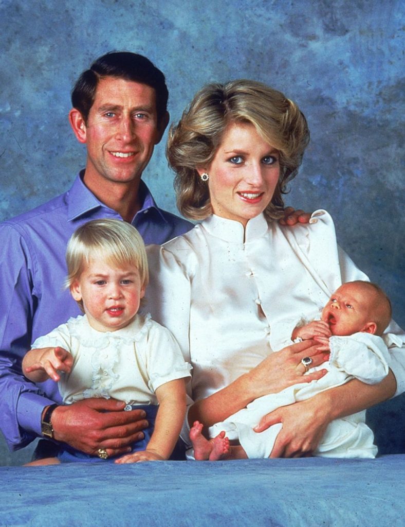 La familia que Carlos conformó con Lady Di. /FOTO: TOMADA DE LA WEB