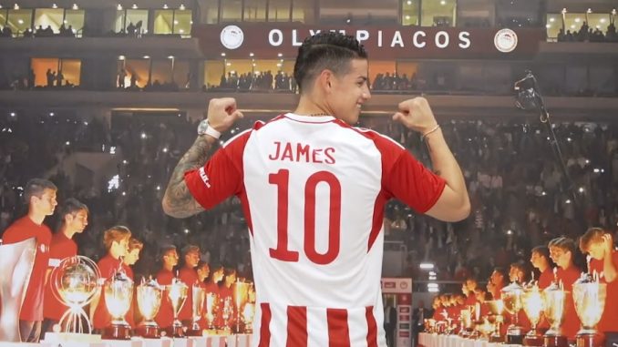 james 10 Olympiacos