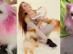 Paola Jara respondió a críticas por tinturar a su perrita