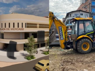 Inició la construcción de la Plaza de Mercado de Bello