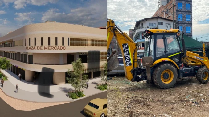 Inició la construcción de la Plaza de Mercado de Bello