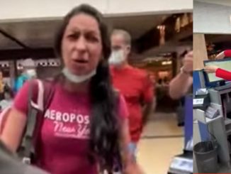 Agresión a azafata.