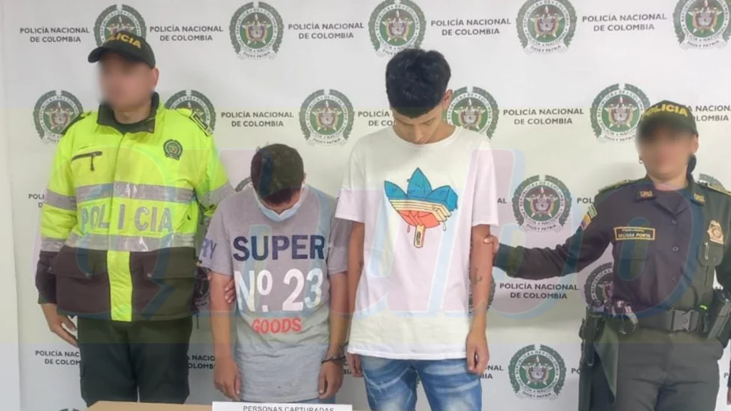 Estos fueron los hombres detenidos la madrugada del martes pasado.