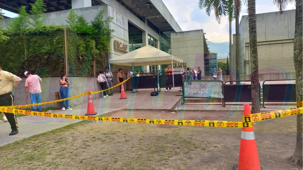 El incidente en la Fiscalía causó terror.