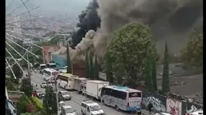 Incendio cementerio