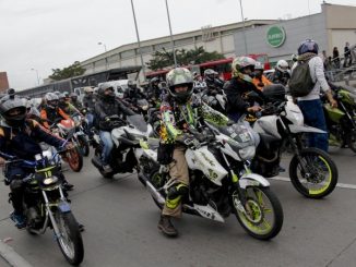 Motociclistas en Colombia