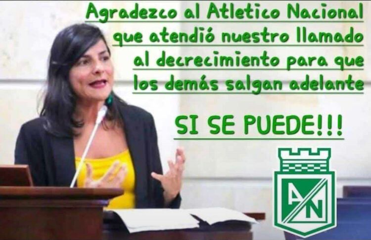 Ni la ministra de Minas se salvó de los memes a Nacional.