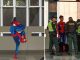 Spiderman en el Metro de Medellín