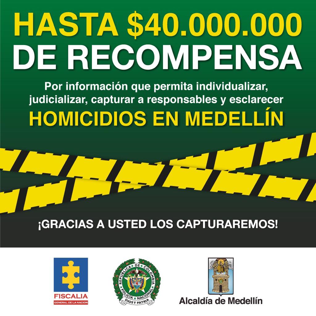 Recompensa por el crimen de las Tres Cruces.
