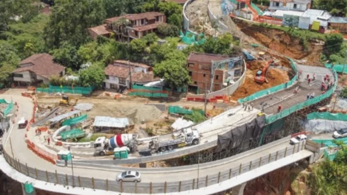 Envigado anuncia cierre total de la carrera 28, entre las calles 25 Sur y 27 D Sur, por obras del intercambio vial de El Esmeraldal