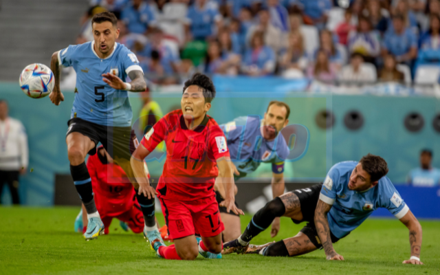 Uruguay vs. Corea del Sur. / FOTO: JUAN ANTONIO SÁNCHEZ.
