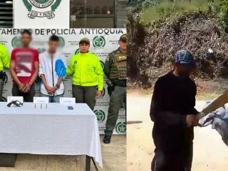 En Andes fueron capturados 2 hombres señalado de decapitar a un hombre.
