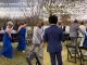 En ataúd llegó un hombre a su matrimonio.