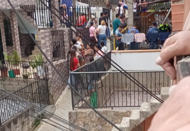 Los vecinos del barrio Quitasol de Bello, quedaron anonadados tras el caso.