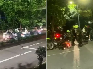 Caravana-de-motociclistas-en-Medellin