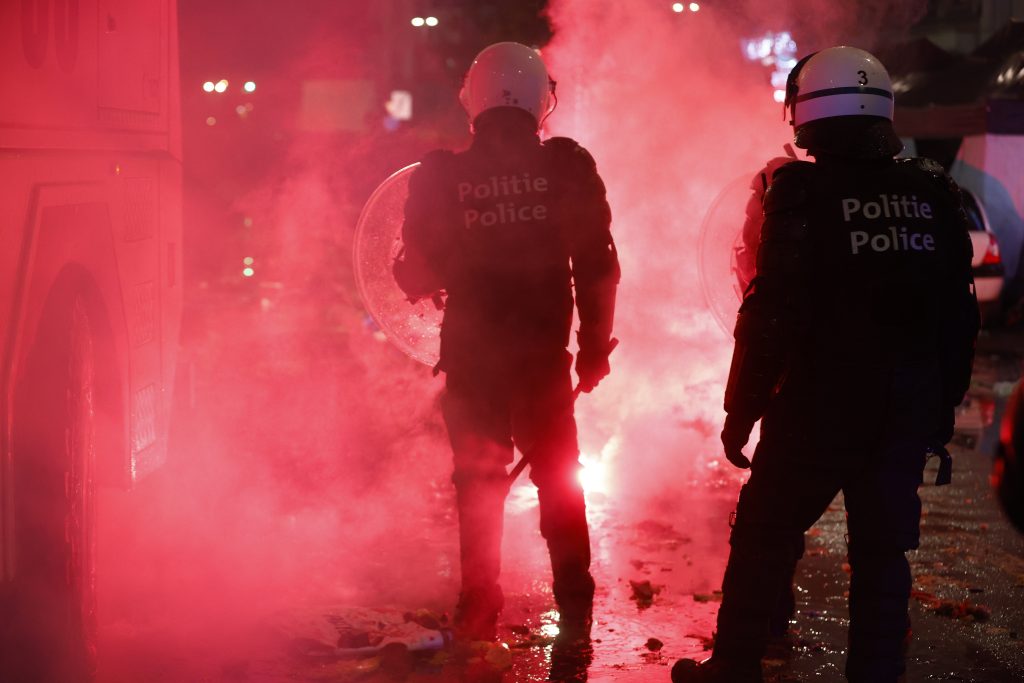 Hinchas de Marruecos protagonizaron los disturbios. / FOTOS: EFE