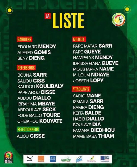 Selección Senegal