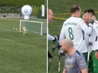 Gol liga de amputados Polonia