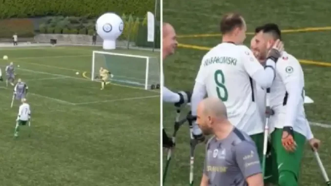 Gol liga de amputados Polonia