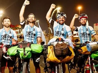 Los 4 viajeros llegaron el pasado 7 de noviembre a Catar.