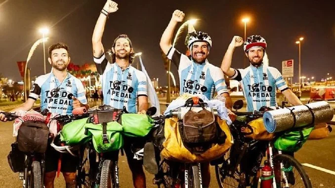 Los 4 viajeros llegaron el pasado 7 de noviembre a Catar.
