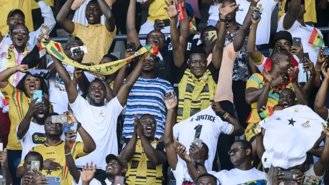 Hinchas de Ghana
