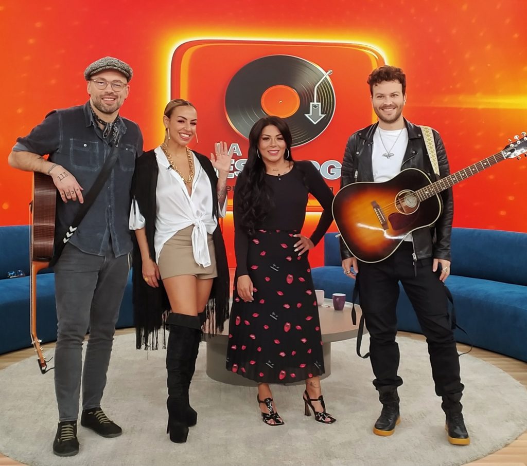 Integrantes del programa 'La Descarga', estreno de Caracol Televisión. /FOTO: DÍA A DÍA. 