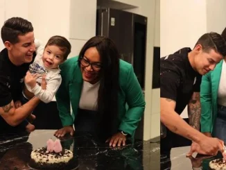 La bonita celebración de cumple que James le hizo a la señora que le cuida el hijo