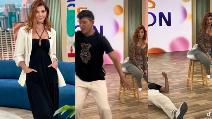 Carolina Cruz, presentadora, broma, Día a Día, televisión, video, viral, farándula, Q’Hubo Medellín