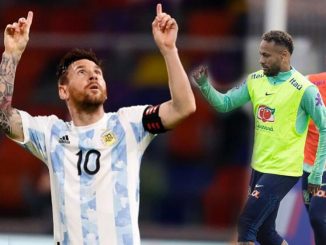 Lionel Messi y Neymar.
