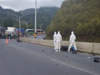 Uno de los incidentes ocurrió en la vía que de Medellín conduce al Occidente.