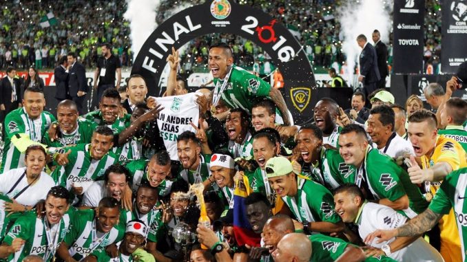 Jugadores de Nacional en Libertadores 2016.