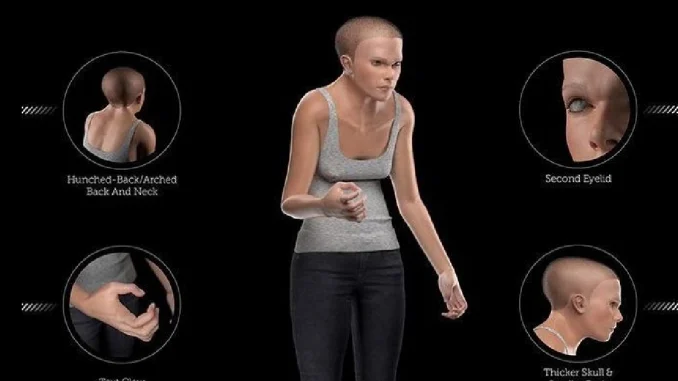 'Mindy', es el nombre del modelo 3D que muestra los cambios que tendrá el cuerpo humano en 1000 años.