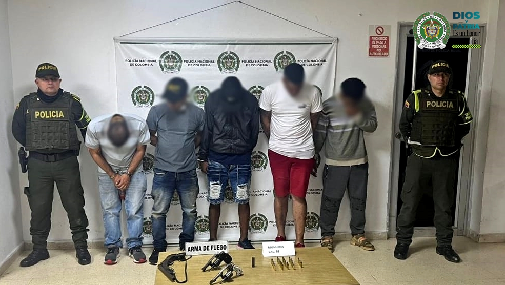 Estos son los hombres que se movilizaban en el taxi.