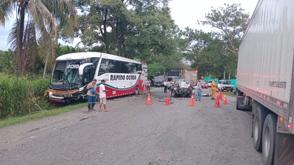 Accidente vía Yarumal-Caucasia 