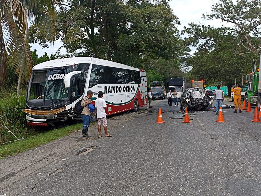 Accidente vía Yarumal-Caucasia 