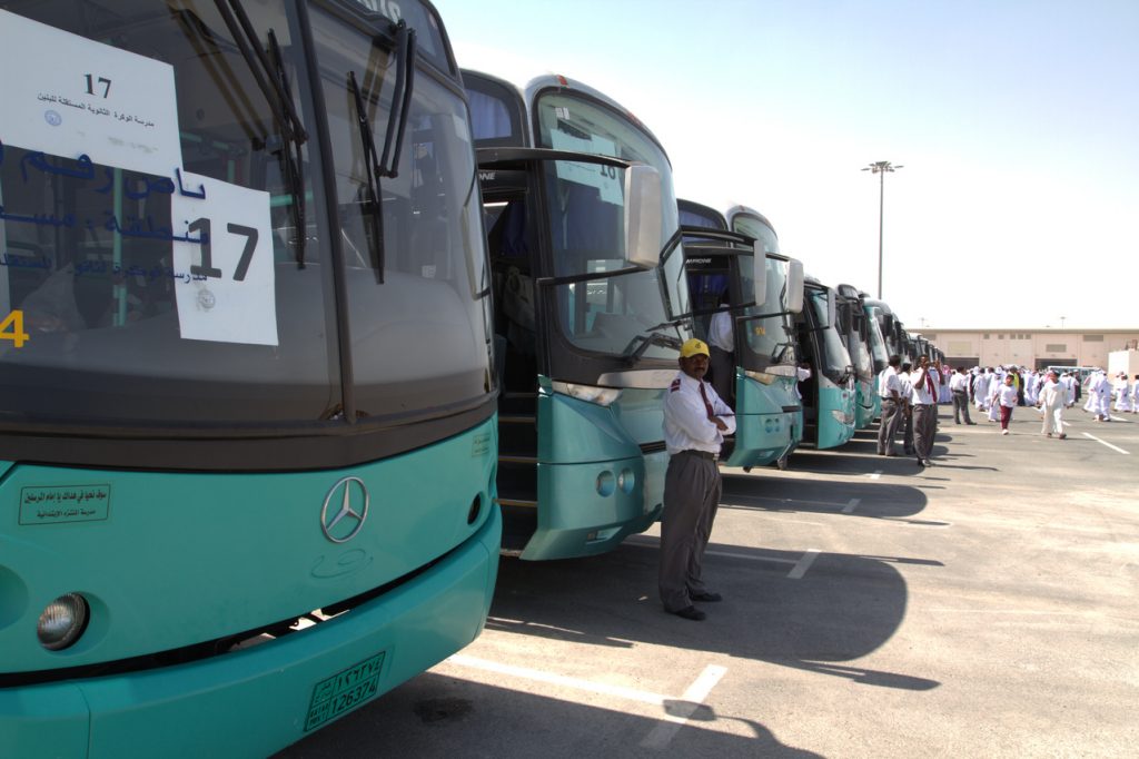Buses expresos. / FOTO: CORTESÍA FIFA.