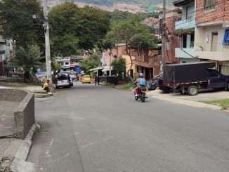 Calle del barrio La Rosa, en la comuna Santa Cruz.