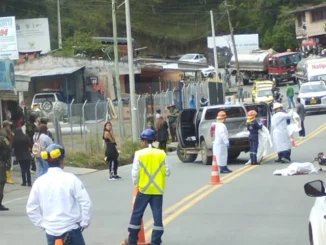Uno de los accidentes de tránsito ocurrió en Buriticá.