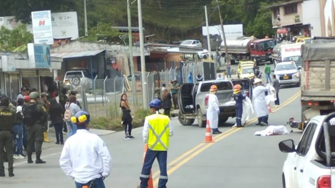 Uno de los accidentes de tránsito ocurrió en Buriticá.